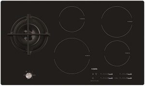 4 Induction hobs and 1 Gas Hob